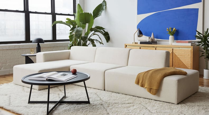 The Best Low-Profile Couch: Floyd Sectional Three-Seater Sofa With Chaise