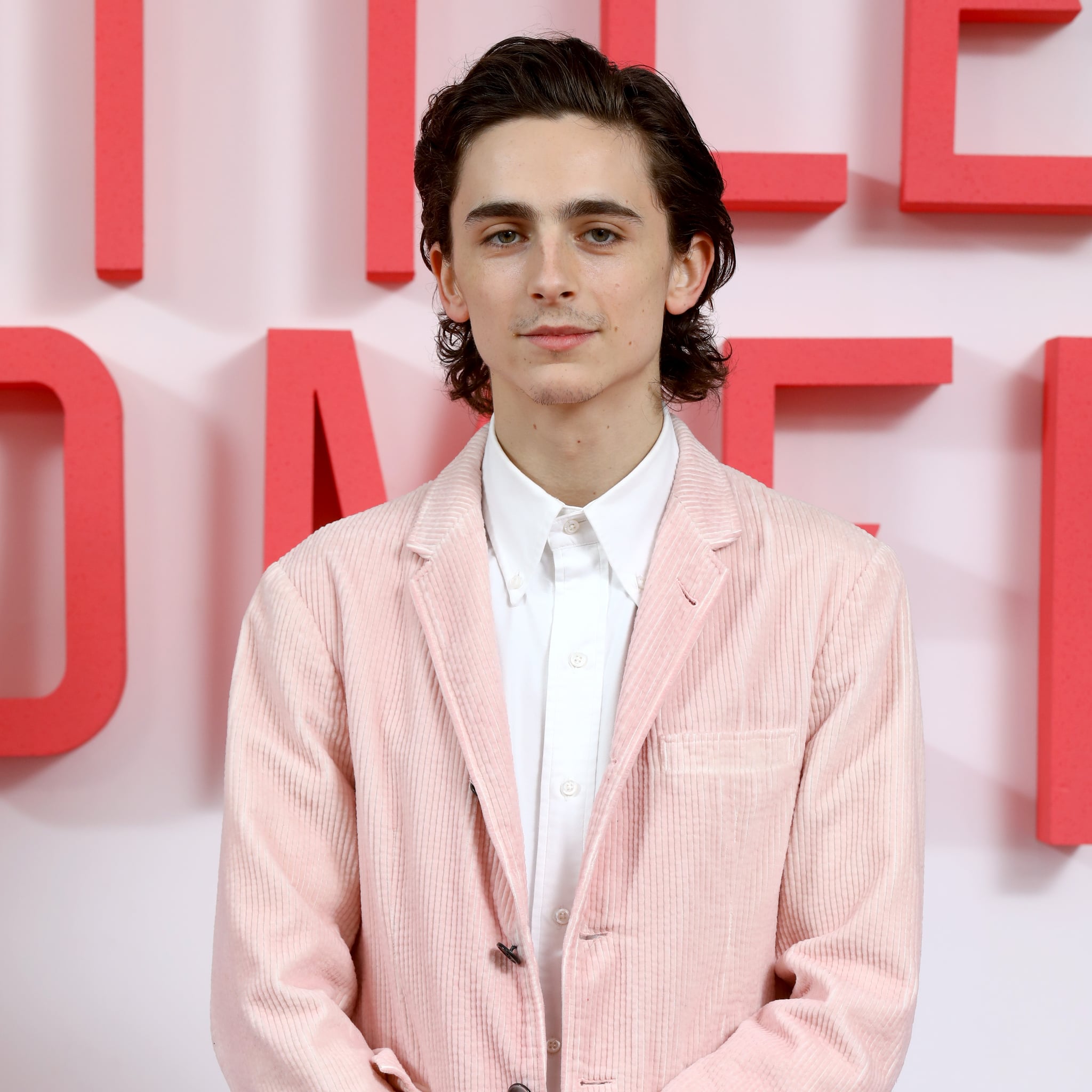 Timothee chalamet pink pants sales