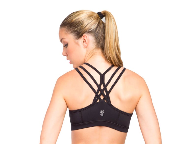 Velvet Rose Double Strappy Back Sports Bra