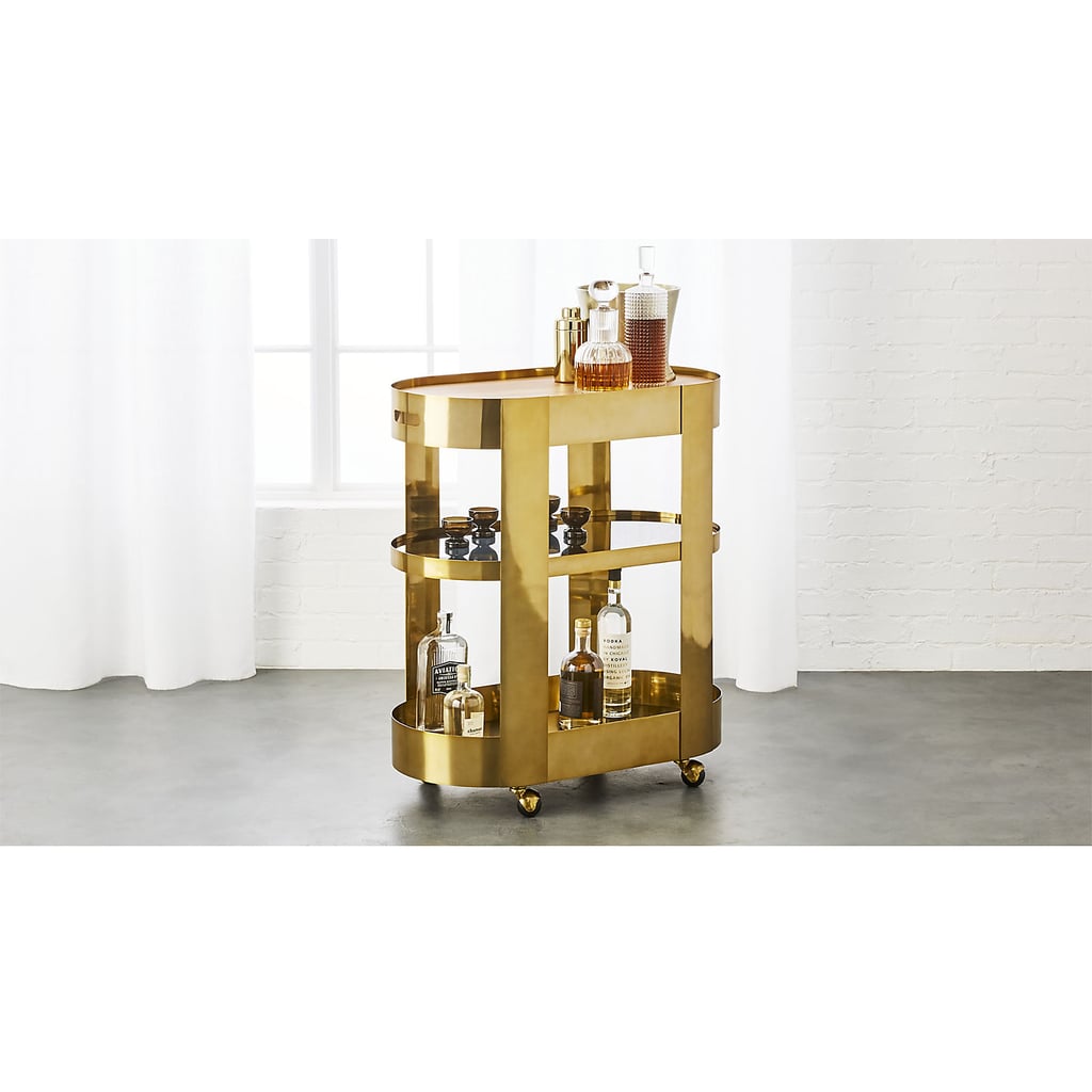 Paloma Brass Bar Cart ($449)