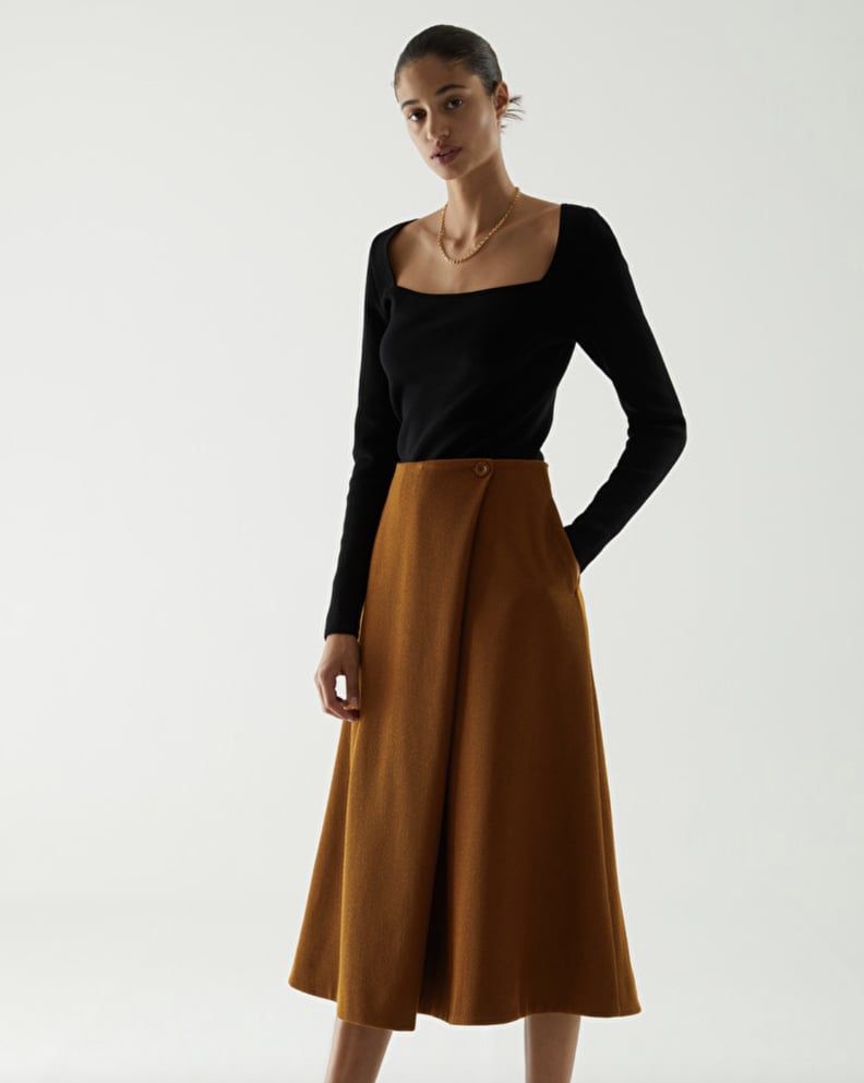 COS Wool  A-Line Skirt