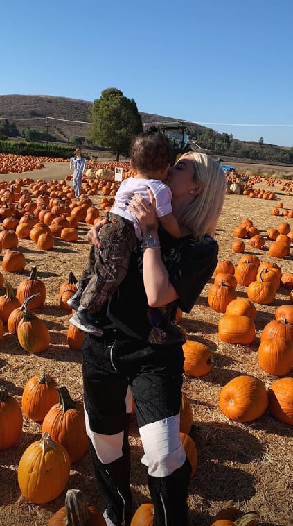 Kylie Jenner and Stormi at Pumpkin Patch Pictures 2018