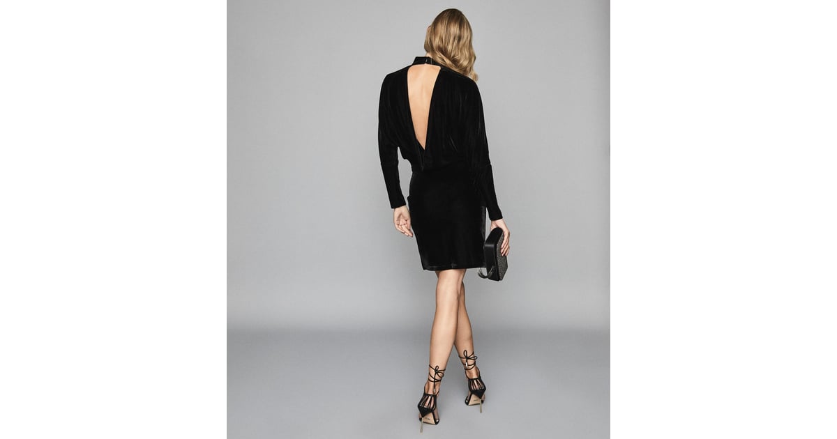Reiss Esme Open Back Velvet Dress Best New Year's Eve Outfits