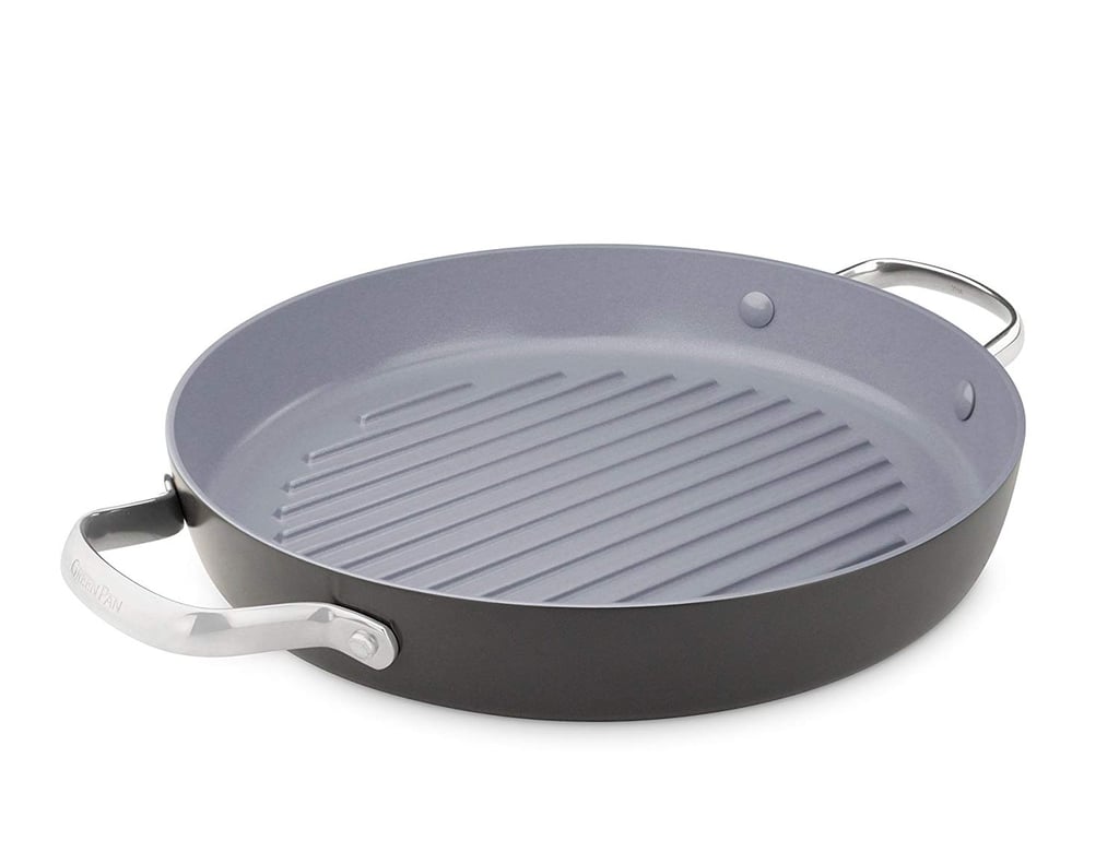 GreenPan Valencia Pro Non-Stick Covered Grillpan Ceramic Grill Pan