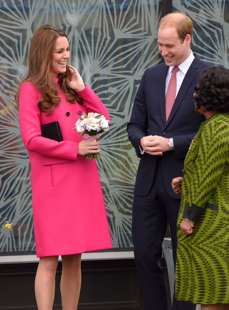 The pair was giggly as they made a public appearance in March in London.