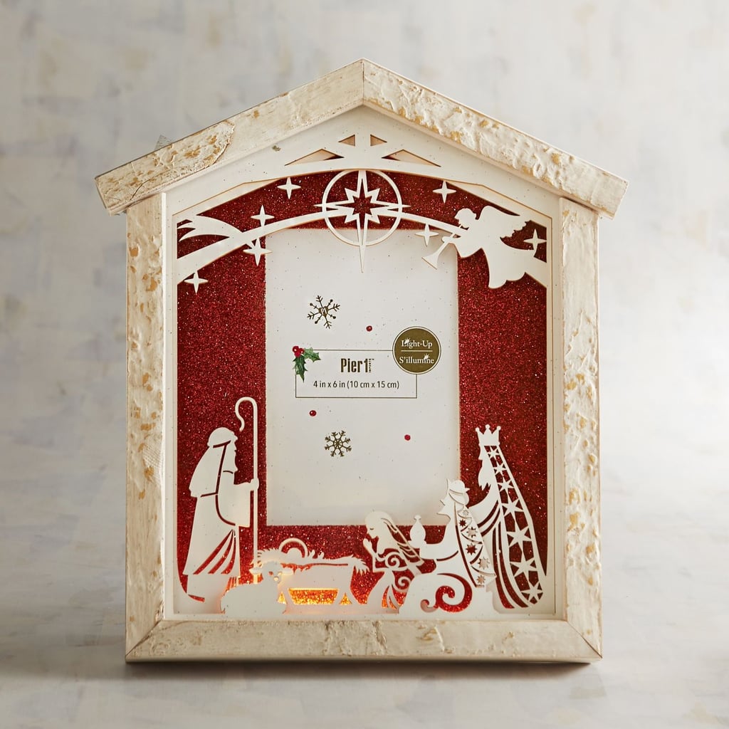 Nativity LED Light-Up 4x6 Photo Frame ($30)