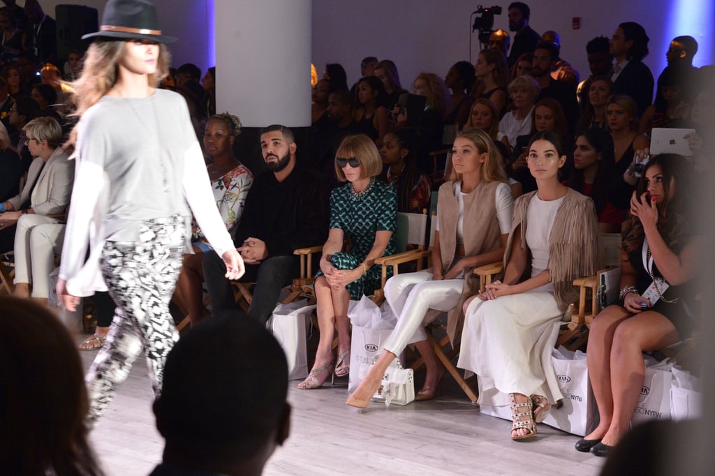 Drake and Anna Wintour NYFW Pictures