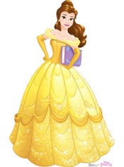 Belle Life-Size Cardboard Cutout