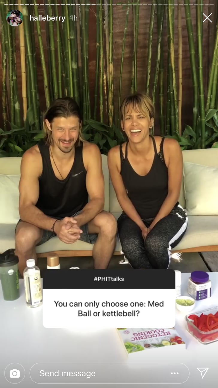 Kettlebell vs. Medicine Ball Health Advice From Halle Berry