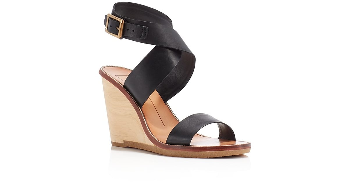 Dolce Vita Havana Wood Wedge Sandals ($180) | Shoes That Don't Sink in ...