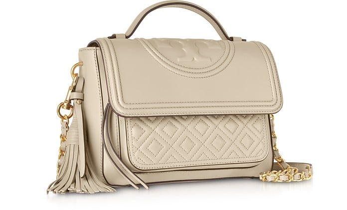 tory burch fleming light taupe