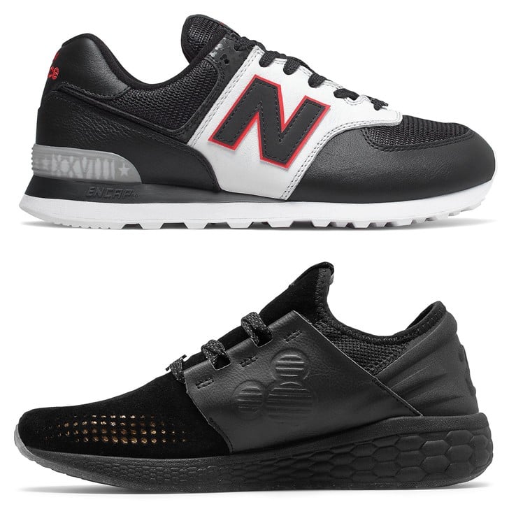 New balance mickey mouse running shoes clearance