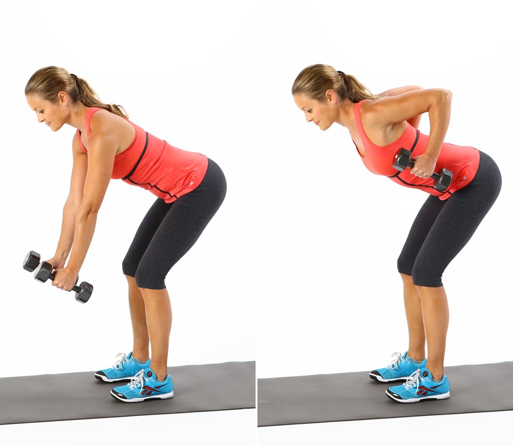 Dumbbell Back and Arm Exercise: Bent-Over Row