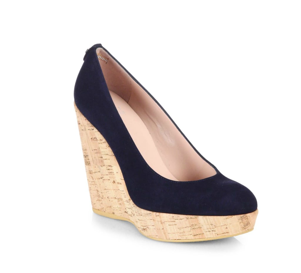 Stuart Weitzman Cork Wedges What Shoes to Wear With Flares POPSUGAR