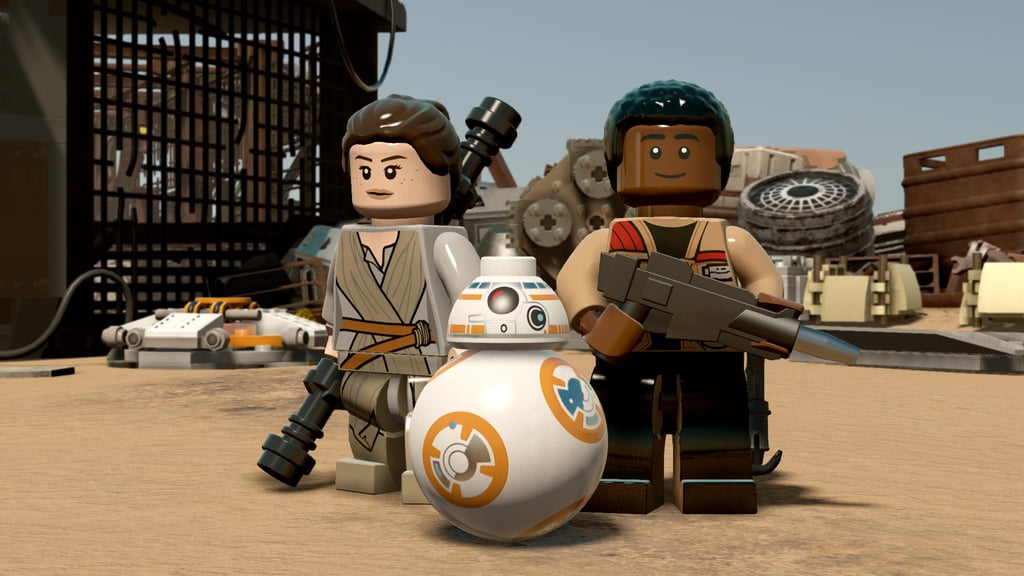 The crew of Rey, BB-8, and Finn!