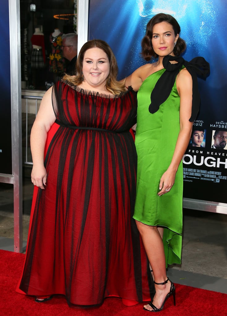 Mandy Moore's Green Dress at Breakthrough Premiere 2019