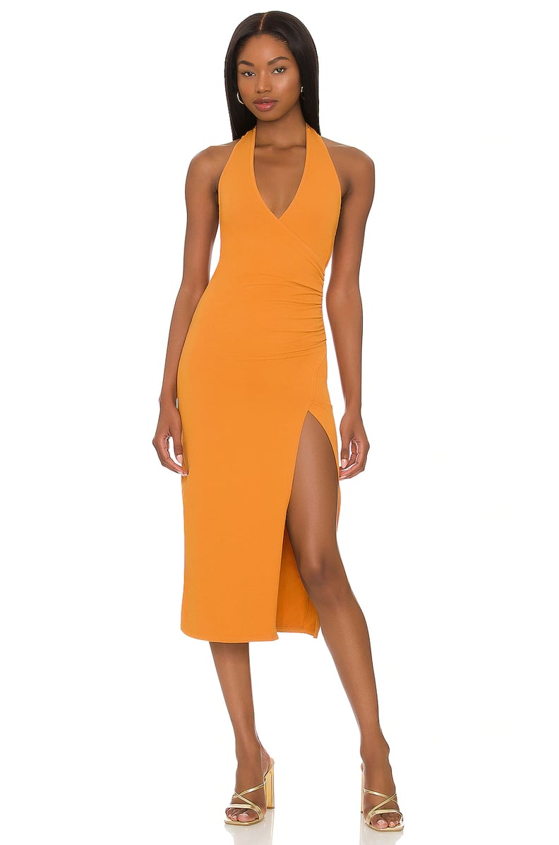 A Halter Dress; Lovers and Friends Mary Midi Dress