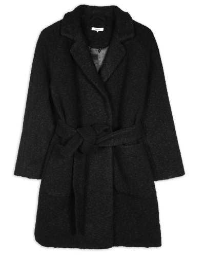 Ganni fenn wrap coat long sale