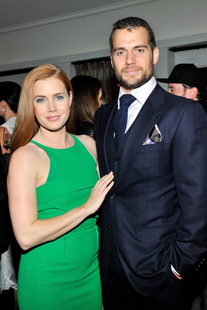 Amy Adams and Henry Cavill made a photogenic pair at W magazine's Golden Globes party.