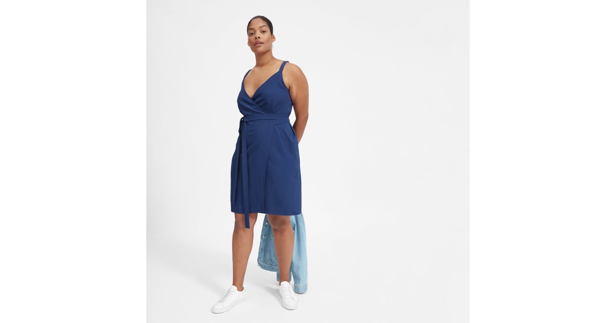 Everlane Japanese GoWeave Tank Mini Wrap Dress | Everlane's New $100 Dress  Is All You Need This Summer — and It Comes in 4 Different Styles! |  POPSUGAR Fashion Photo 11