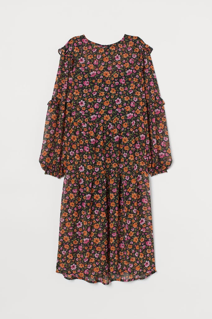 Ruffle-trimmed Dress