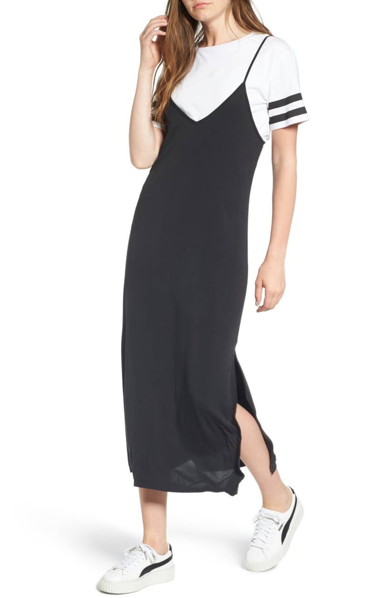 BP Sporty Layered Slipdress