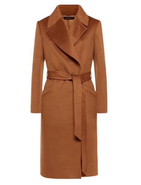 Renee Zellweger in Camel Coat | POPSUGAR Fashion