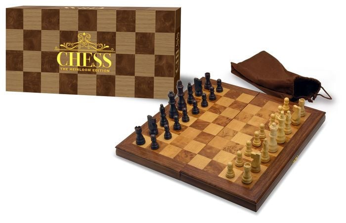  Harmon Chess, Borgov Chess, Gotham Chess, Wooden Chess Board  With Marble Chess Pieces, Best Chess Players Of All Time, Ready To Dispatch  : Home & Kitchen