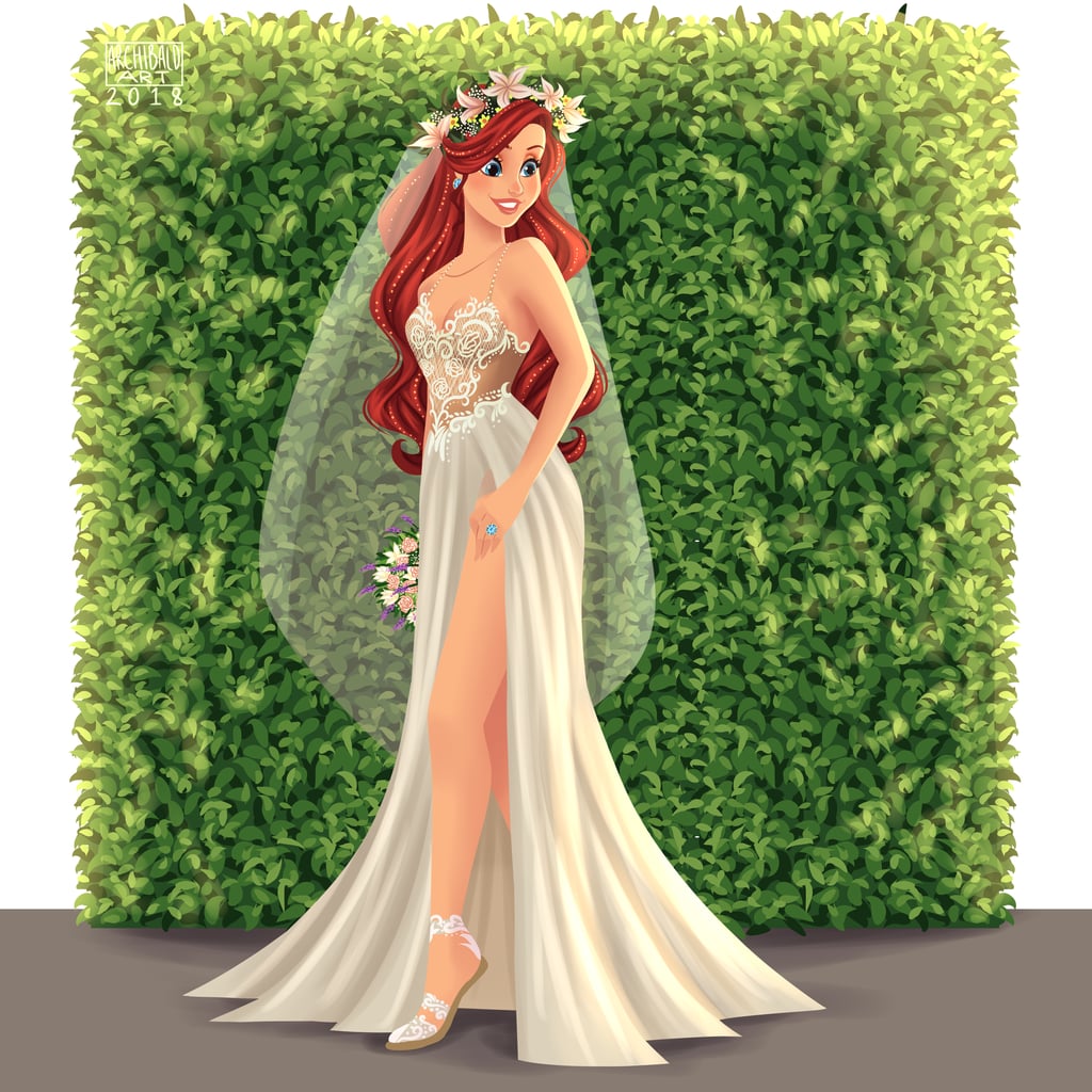 Disney Princesses As Modern Brides Artwork Popsugar Smart Living Uk 4469