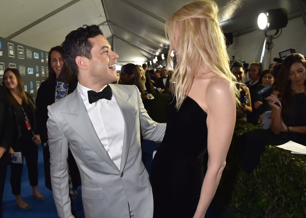 Rami Malek and Nicole Kidman at the Critics' Choice Awards 2019