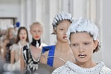 Models Walked Down Runway With