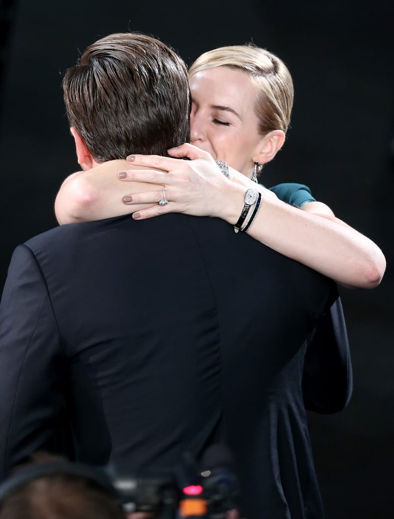 2016: They Share an Embrace at the Screen Actors Guild Awards