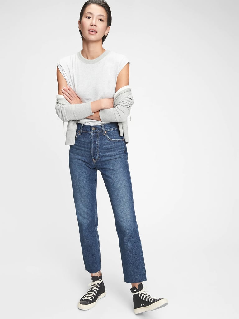 A Classic Fit: Gap High-Rise Cheeky Straight Jeans | Best Straight-Leg ...
