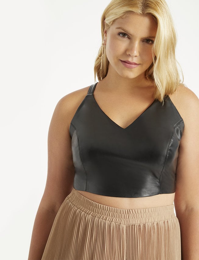 Eloquii Faux Leather Tank