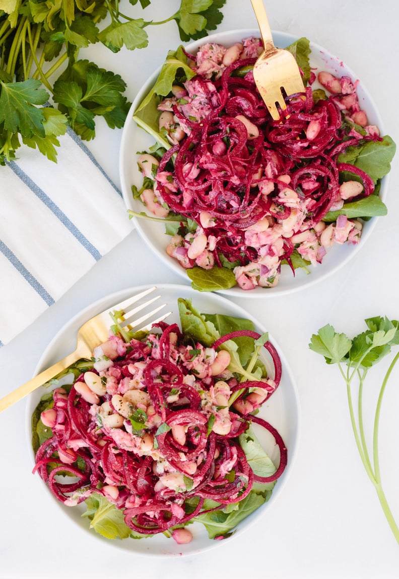 Tuna and White Bean Salad with Spiralised Beets
