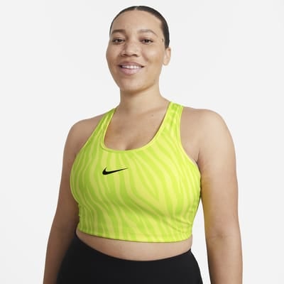 Nike Dri-FIT Swoosh Icon Clash Women's Medium-Support Non-Padded Sports Bra (Plus Size)