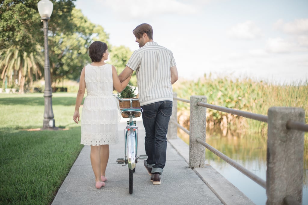 Audrey Hepburn-Inspired Engagement Shoot