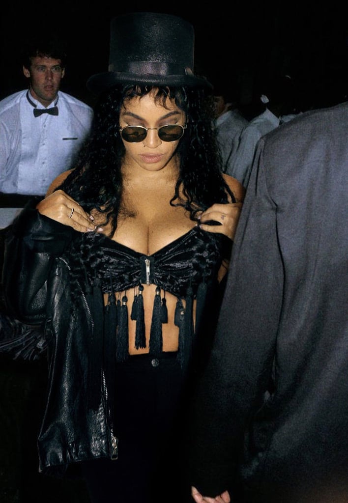 Pictures of Beyoncé Dressed as Lisa Bonet With Sir and Rumi