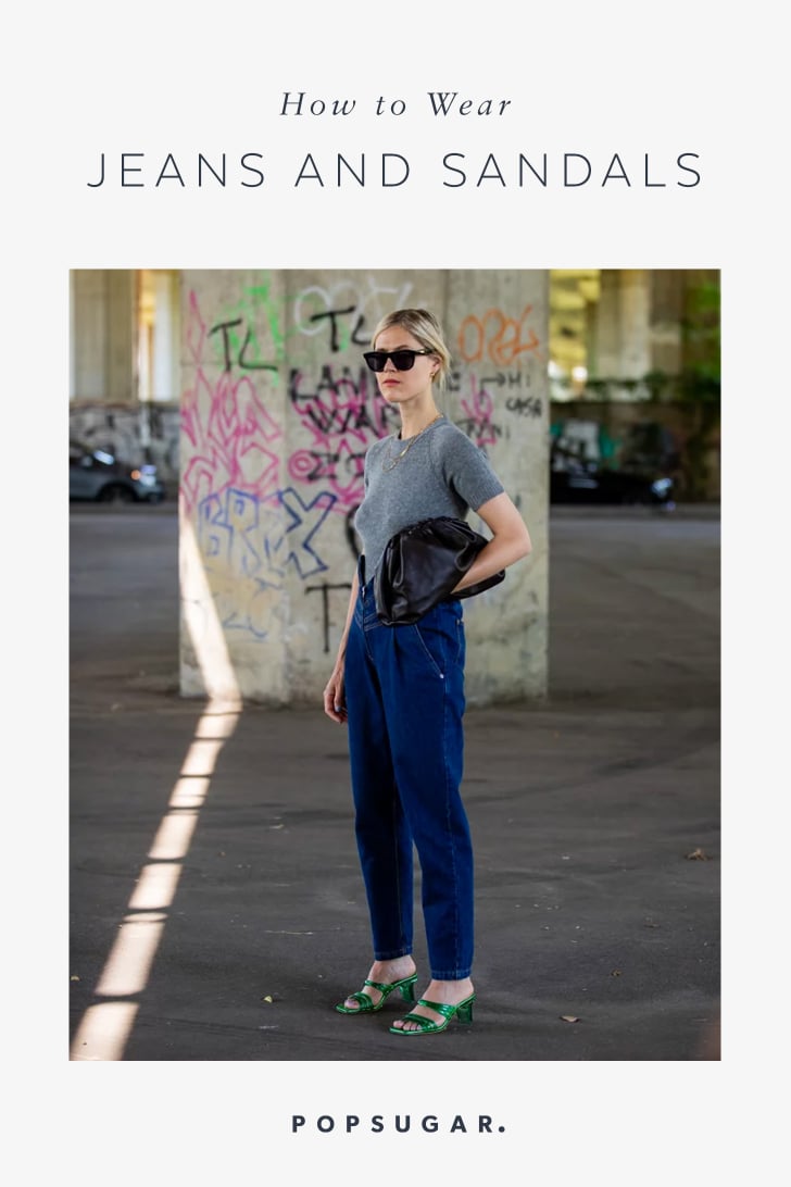 jeans and sandals outfit