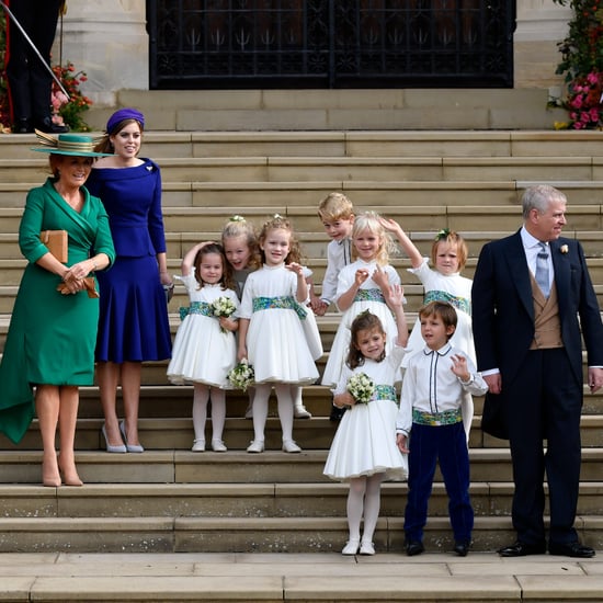 Prince Andrew and Sarah Ferguson at Eugenie's Wedding