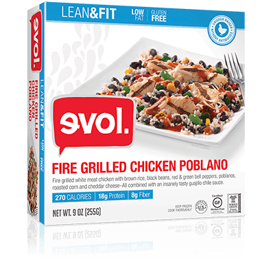 Evol Lean & Fit Fire Grilled Chicken Poblano