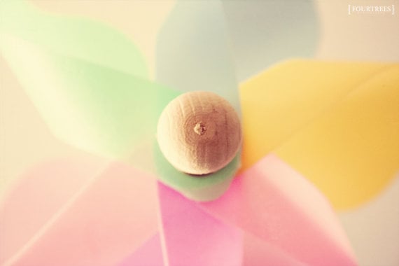vintage pinwheel photo