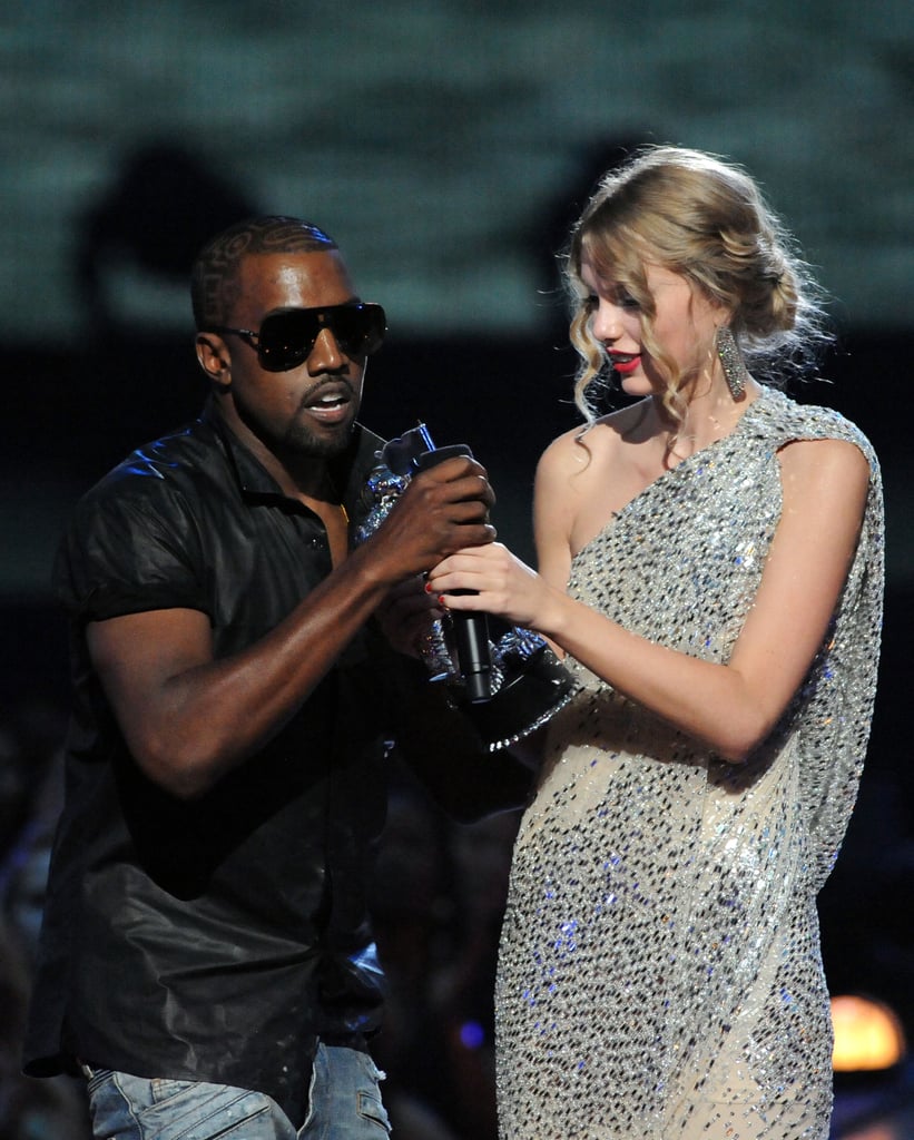 Kanye West Famously Interrupted Taylor Swifts Acceptance Speech At Celebrities At The Mtv 