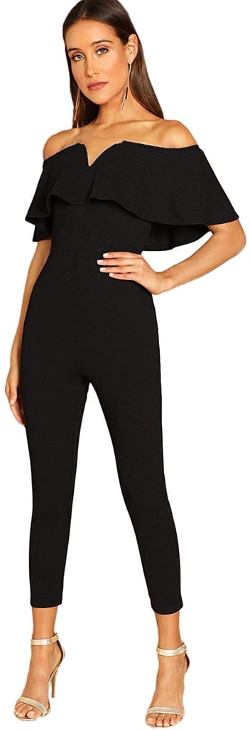 Verdusa Elegant Off Shoulder High Waist Jumpsuit