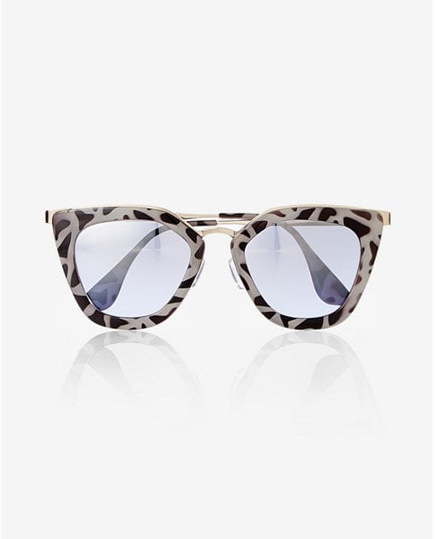 Express Printed Cat Eye Sunglasses