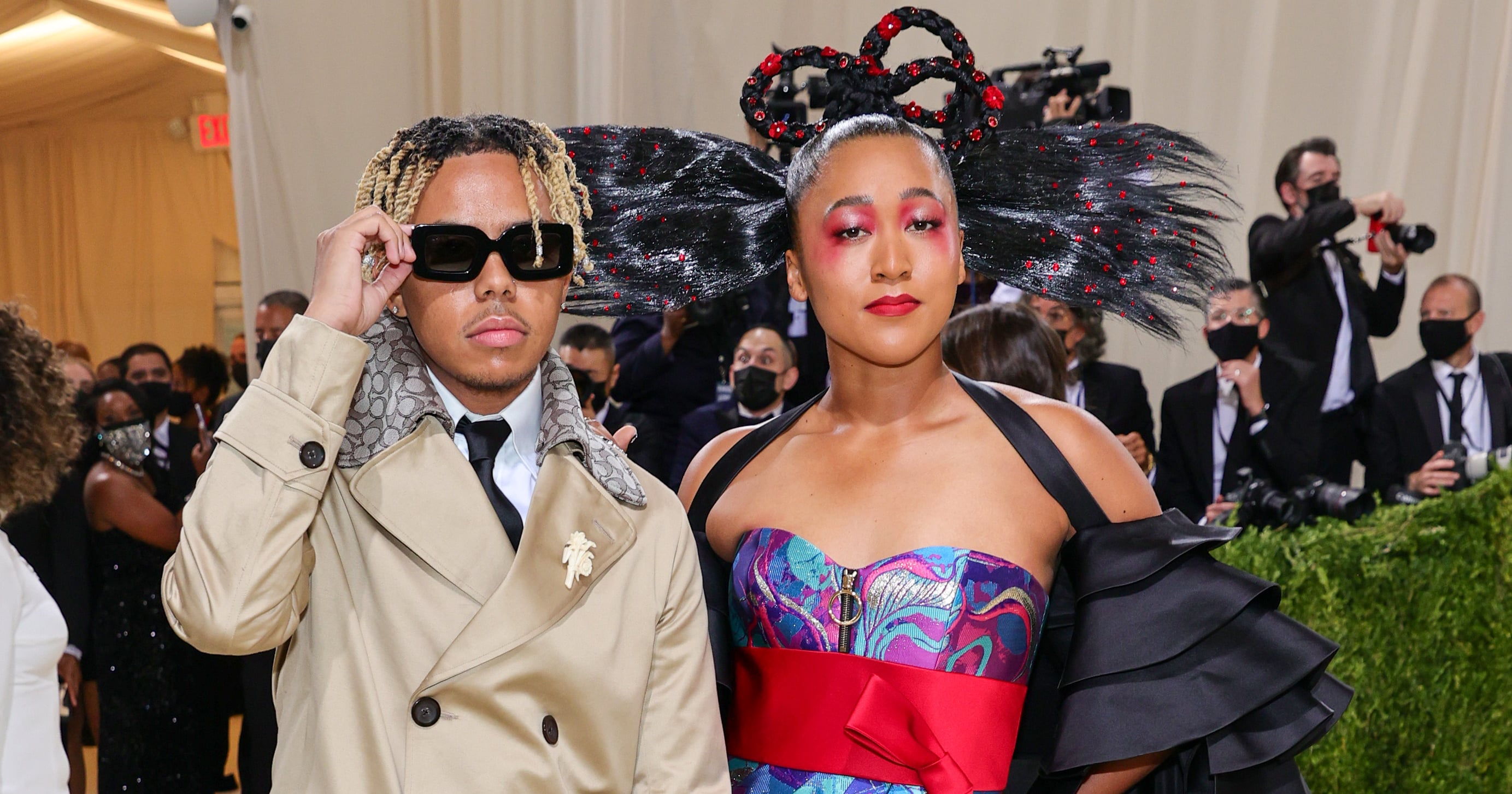 Sept. 13, 2021: Naomi Osaka and Cordae Attend the Met Gala