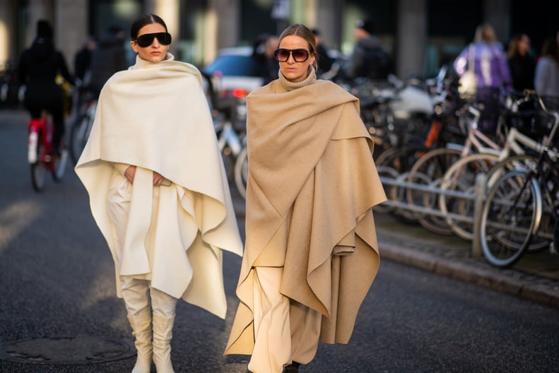 Bundle Up in Giant Blanket Scarves