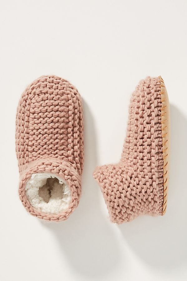 Knit Sock Slippers
