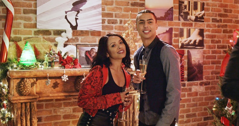 THE HOLIDAY CALENDAR, from left: Kat Graham, Quincy Brown, 2018.  Netflix /Courtesty Everett Collection
