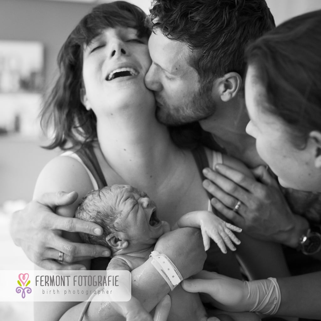 Birth Photos of Moms Meeting Their Newborns